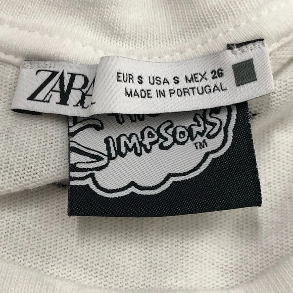 ZARA x SIMPSONS Lisa Simpson Graphic Print Clobber Girl Superhero T Shirt - Picture 5 of 6